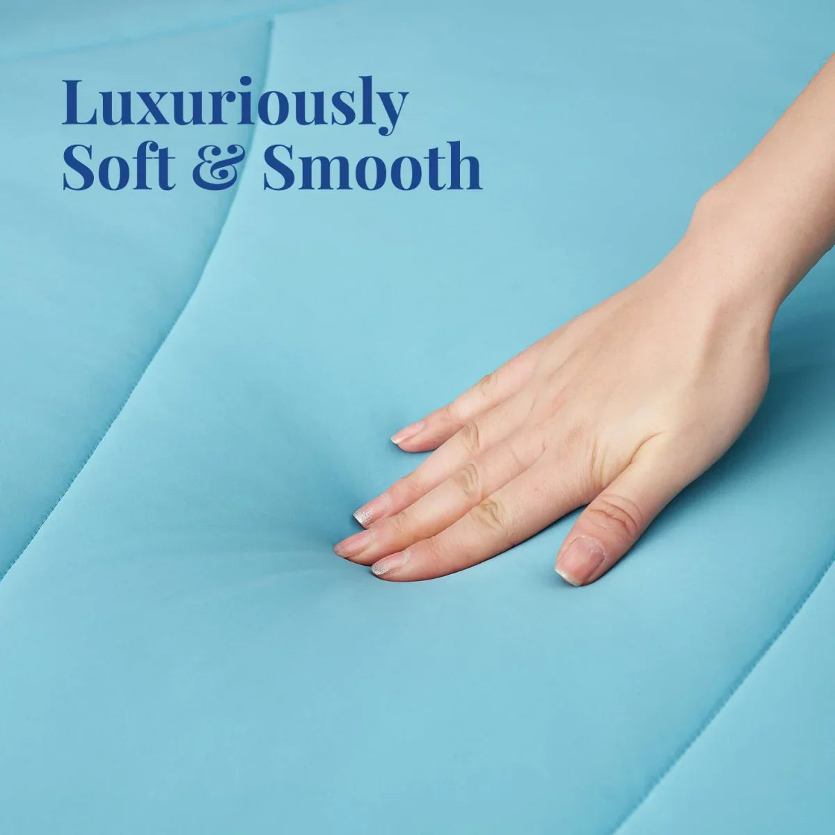 Cooling blanket blue