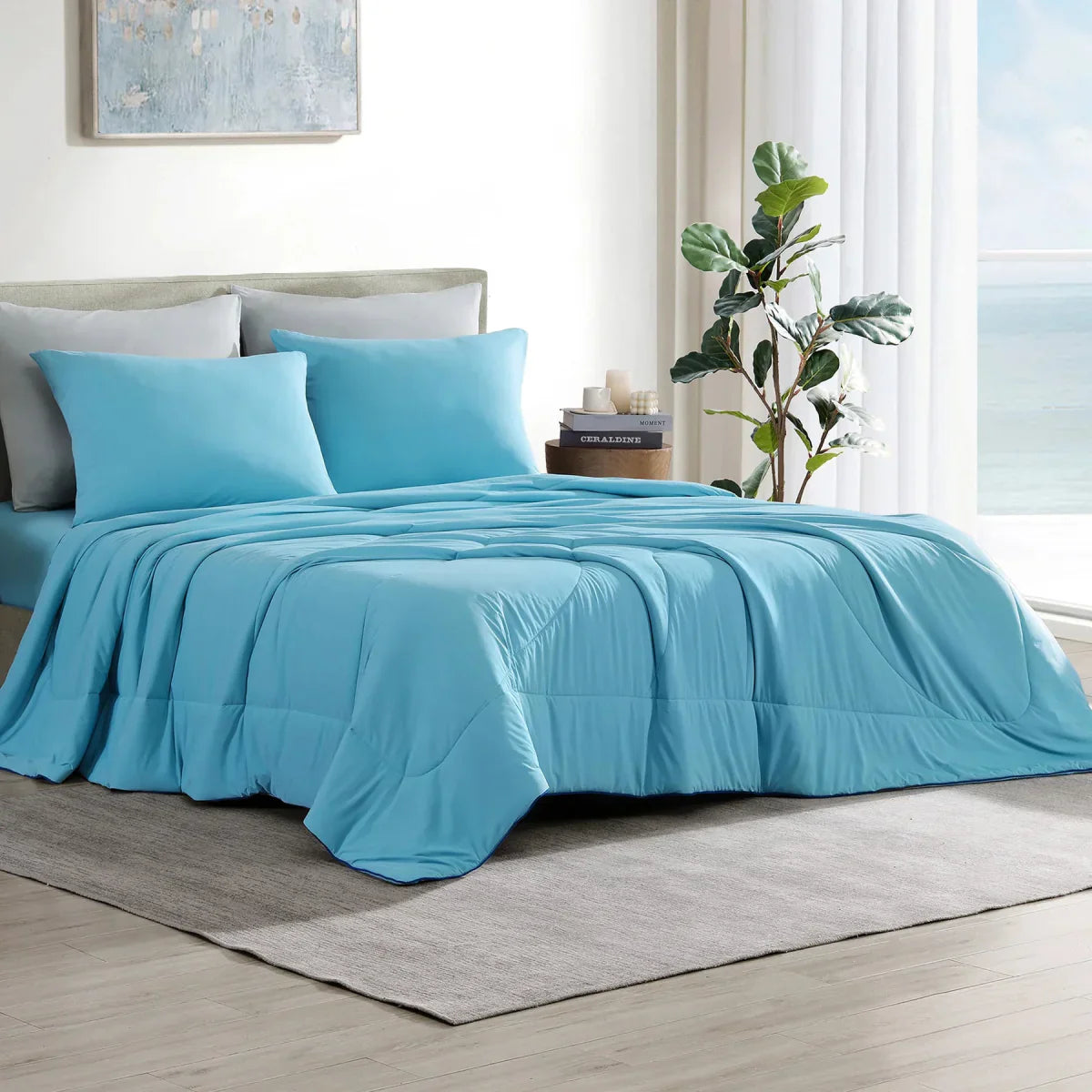 Cooling blanket blue
